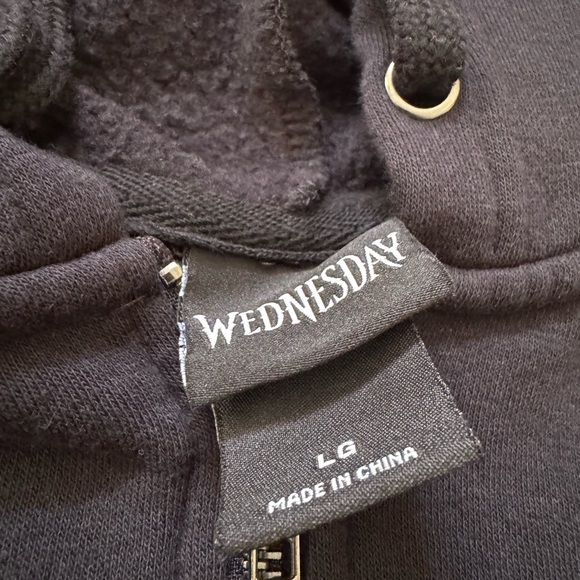 Netflix Wednesday Series Zip Up - Picture 3 of 5